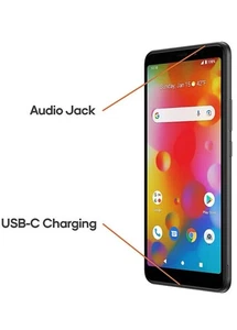 New Sealed Boost Mobile Bounce 6" HD+ 32GB 4G Android Smartphone 5MP - Black - Picture 1 of 4