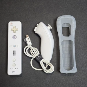 Nintendo Wii Remote (RVL-003) And Nunchuk - TESTED! - Picture 1 of 3