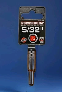 Powerbuilt 1/4 Inch Drive x 5/32 Inch 6 Point Deep Socket - 648306 - Bild 1 von 1