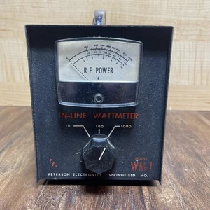 Peterson Electronics In Line Wattmeter Model WM – 1.INLINE 1000W MAX - Picture 1 of 6