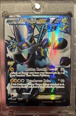 Pokemon TCG Thundurus EX 110/116 Plasma Freeze Holo Full Art Mint Clean 💎 🔥 - Image 1 of 2
