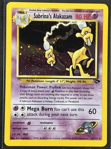 Sabrina's Alakazam #016/132 Gym Challenge Lightly played 250001 - Bild 1 von 2