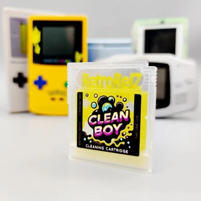 CleanBoy “Cleaning Cartridge” Reinigungsmodul Kit für GameBoy Konsolen Reinigung