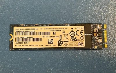 SANDISK X600 M.2 2280 128GB SSD SD9TN8W-128G-1016 AES-256 / SED TCG Opal 2.0 NEW - Image 1 of 2