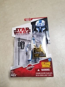 Star Wars The Clone Wars Captain Rex CW50 Action Figure Hasbro New Sealed - Picture 1 of 3