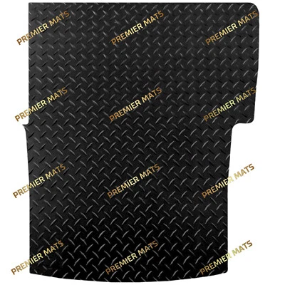 Vw Caddy Van SWB 2004-2020 Black Fully Tailored Rubber Rear Load Area Floor Mat - Image 1 of 3