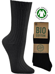 3-12 Paar Herren Bio Business Socken schwarz 100% Bio Baumwolle Bio Socken