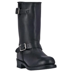 BOTAS DINGO PARA HOMBRE 10" INGENIERO ROB ARNÉS PUNTA LISA NEGRAS DI19040 M/EW 7-13 NUEVAS - Imagen 1 de 1