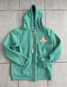 Paul Frank Jumper Hoodie Zip Up Green Y2K 2000s Street Women’s Graphic Top - Picture 1 of 11
