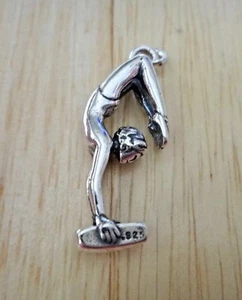 Sterling Silver 3D 29x11mm Balance Beam Gymnastics Charm! - Picture 1 of 7