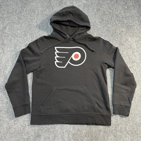 Philadelphia Flyers Hoodie Mens Medium Black Konecny Sweatshirt NHL Fanatics Cover