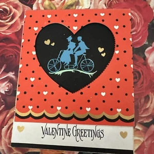 SCHÖNE Vintage 20er / 30er Jahre Art Deco VALENTINSTAGSKARTE - Bild 1 von 3