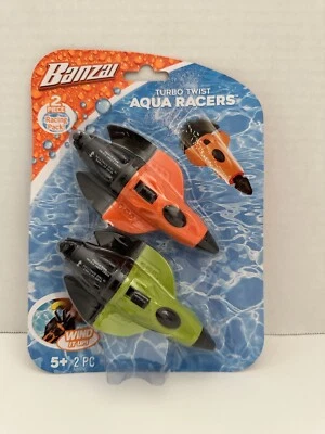 Pool Toy BANZAI Aqua Racers NEW - Image 1 of 3