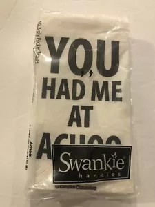 Swankie Hankie Tissue Pack "You Had Me At Achoo" (10-3 strati di tessuti) - Foto 1 di 3