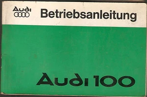 Manual de instrucciones AUDI 100 Avant + sedán manual edición 1977 - Imagen 1 de 3