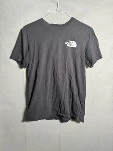 The North Face Shirt Mens M Black Graphic Crew Neck Short Sleeve Stretch Cotton - Picture 1 of 6