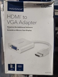 Insignia NS PCAHV HDMI to VGA Adapter OPEN BOX - Picture 1 of 3