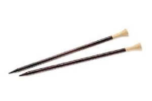 LANTERN MOON EBONY SINGLE POINTED WOOD KNITTING NEEDLES US 13 - 9 MM 14" - Picture 1 of 1