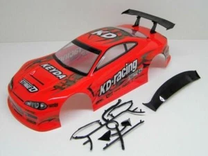 RC CAR KAROSSERIE 1:10 "NISSAN S15" ROT, DRIFT 190mm BREITE # HX011R - Bild 1 von 4