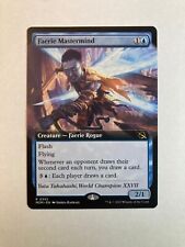 Faerie Mastermind *EXTENDED ART*, MTG March of the Machine, Never Played, Rare