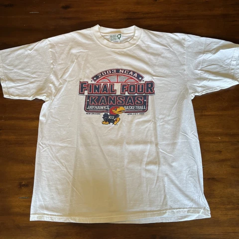 Vintage Kansas Jayhawks 2003 NCAA Final Four Shirt Men's XL Cover