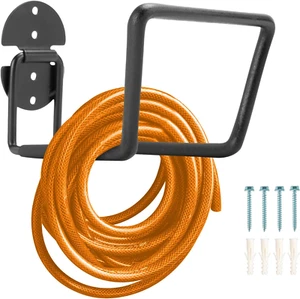 Garden Hose Holder - Hose Hanger Metal Heavy Duty, Hose Rack Wall Mounted, Water - Picture 1 of 7