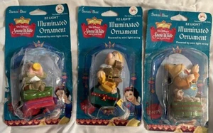 Santas Mejor Disney Blancanieves Adorno Feliz Sueño Estorneado 3 Vintage Navidad - Imagen 1 de 9