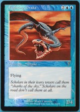 Fighting Drake FOIL 7th Edition NM Blue Uncommon MTG CARD (ID# 217303) ABUGames