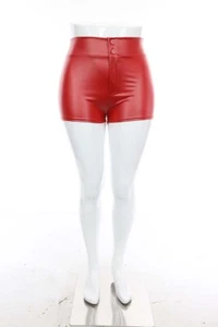 PANTALONE CORTO DONNA PELLE VITA ALTA BELLISSIMO - Foto 1 di 3