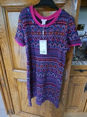 Vestido Monzón Tejido Niñas Edad 11/12 Nuevo Foto 1 de 4