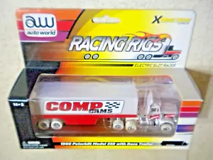 AW Racing Rigs IWheels Comp Cams Box Trailer & Peterbilt Rel 2 No. 3 HO Slot - Picture 1 of 6