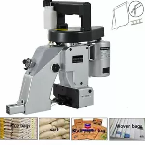 Electric Bag Closer Sewing Machine Portable Industrial Bag Stitcher with Threads - Picture 1 of 12