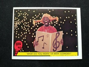 1977 Fleer Gong Show Card # 40 What do you mean I've been gonged? (EX)