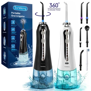 Limpiador dental oral con hilo dental inalámbrico 8 puntas de chorro - Imagen 1 de 11