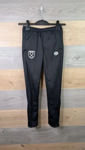 West Ham United Pro Training Tracksuit Pants Youth Size Medium Black Leg Zips - Picture 1 of 20