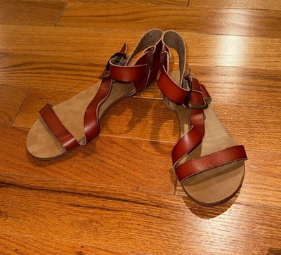 Сандалии с ремешками Mossimo Supply Co. красные/коричневые 7 - Изображение 1 из 3
