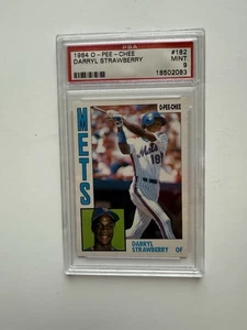 Darryl Strawberry 1984 O-Pee-Chee #182 PSA 9 Mint Card - Picture 1 of 2
