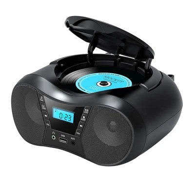 Tragbarer CD-Player, Bluetooth-, CD-Player, AM/FM-Radio-Stereo-Playe2456 - Bild 1 von 4
