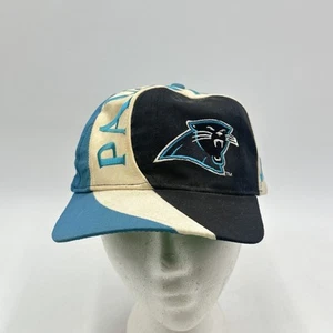 Carolina Panthers Vintage Años 90 Remolino Ajustable Snapback Gorra Sombrero Talla Única - Imagen 1 de 11