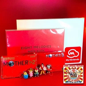 Lot 2 Set GBA Mother 1 2 3 Nintendo Game Boy Advance mit Figur mit Note... - Bild 1 von 17