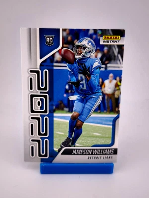 Jameson Williams RC /874 DRAFT CLASS 2022 Panini Instant NFL Detroit Lions - Image 1 of 2