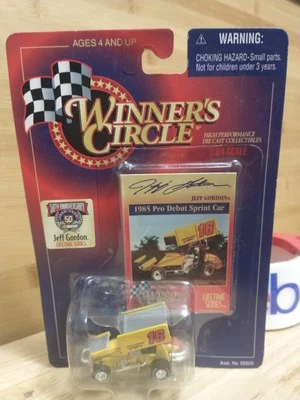Winners Circle NASCAR 1/64 diecast #16 Pro debut Sprint Car Jeff Gordon 1985 Foto 1 de 4