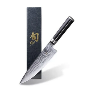 Cuchillo de Chef Clásico Kai Shun para Zurdos 200mm DM2706 Hecho en Japón - Imagen 1 de 6