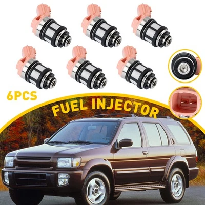 6x Injectors Fuel For 1999-2004 Nissan Frontier 1996-1998 Quest 10851N - Image 1 of 4