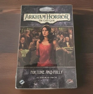 Arkham Horror The Card Game LCG- Fortune and Folly Scenario Pack, Out Of Print  - Picture 1 of 1