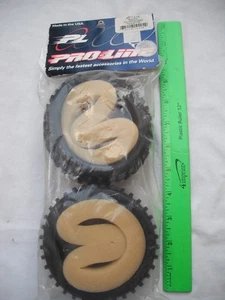 Pro-Line Racing PL 9017-00, 2 Mug Shot Tires, 1.8" Front Wheel, RC R/C Car Parts - Picture 1 of 7