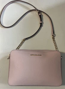 Michael Kors Pink Chain Crossbody Purse - Picture 1 of 10