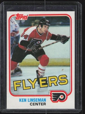 1981-82 Topps #107 East Ken Linseman Card TCCCX - Image 1 of 2