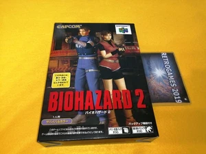Resident Evil 2 / BIOHAZARD 2  NINTENDO 64 N64 REG CARD - Picture 1 of 4