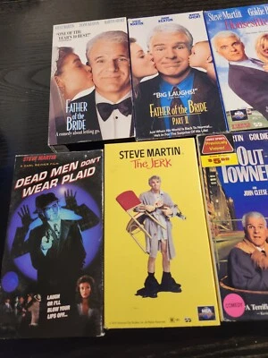 Steve Martin Comedy VHS Movie Tapes Lot Of 11 - Parenthood, Father Of The Bride - Image 1 of 4